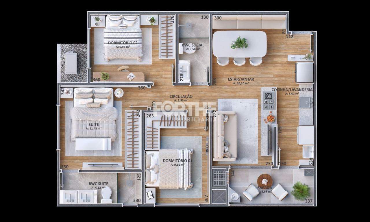 Apartamento à venda no Região do Lago: 