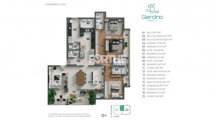 Apartamento à venda no Centro: 