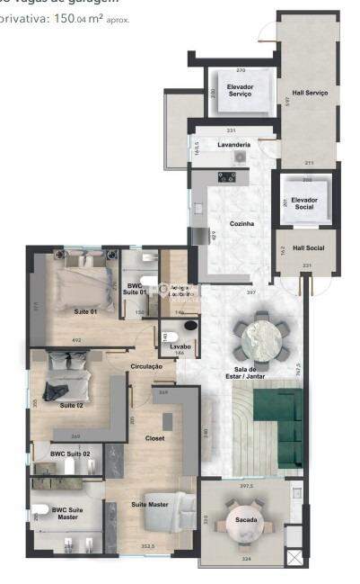 Apartamento à venda no Centro: 