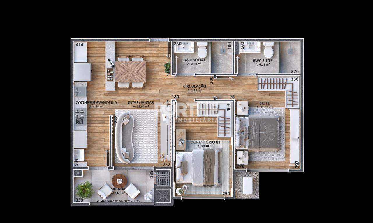 Apartamento à venda no Centro: 