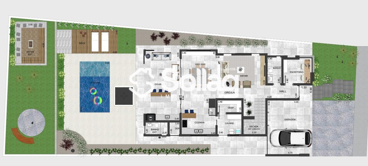 Casa em condomínio à venda no Condomínio Terras de São Francisco: 