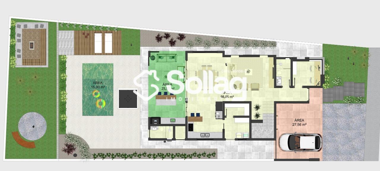 Casa em condomínio à venda no Condomínio Terras de São Francisco: 