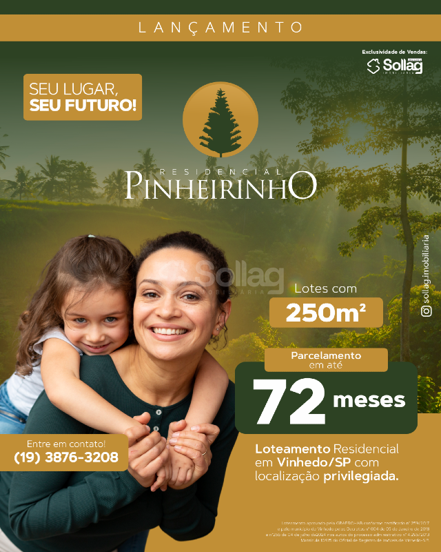 terreno à venda no Pinheirinho: 
