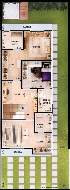 Casa em condomínio à venda no Observatório: 