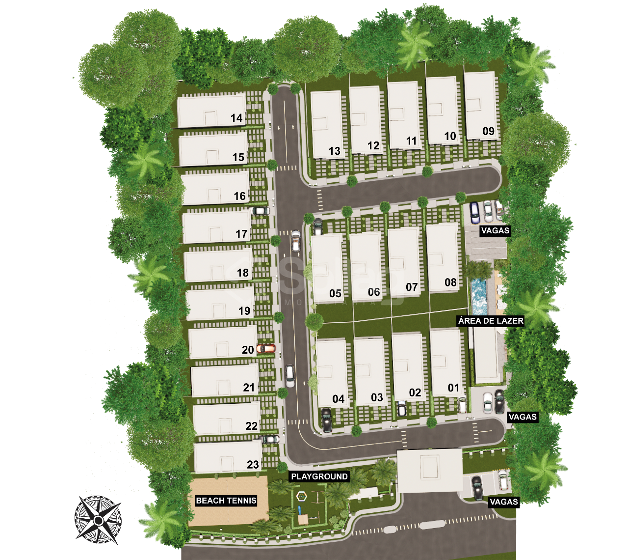 Casa em condomínio à venda no Pinheirinho: 