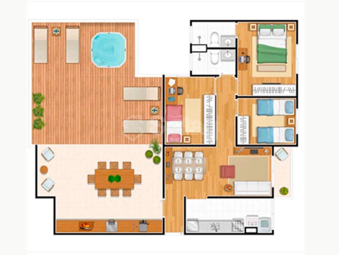 Apartamento à venda no Condomínio Inspirazzione: