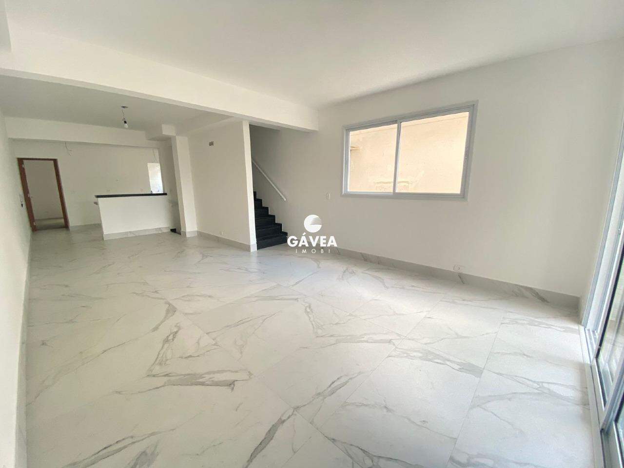 Casa à venda no Embaré: sala integrada com cozinha americana