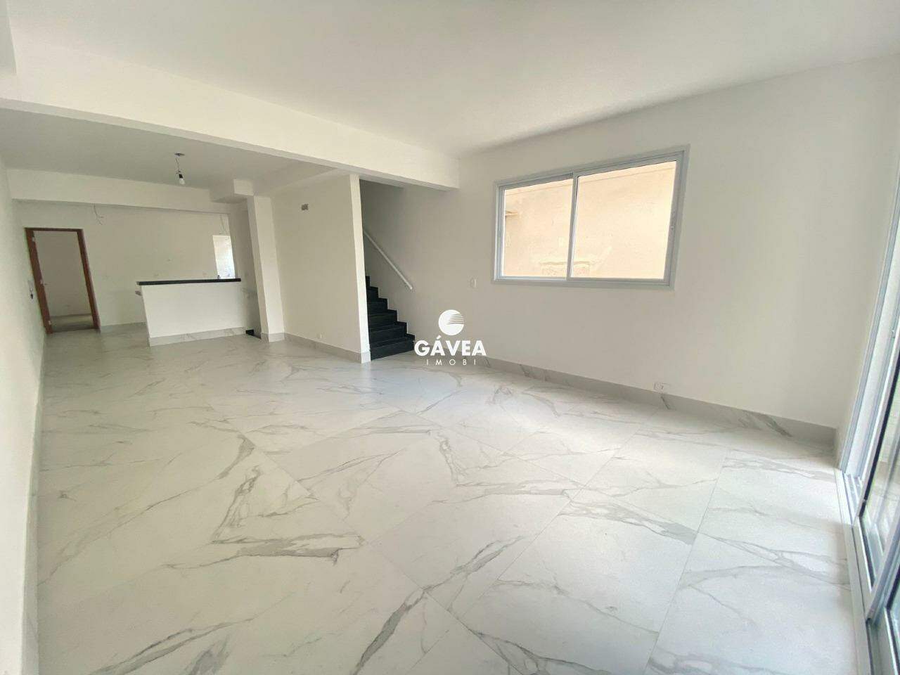 Casa à venda no Embaré: sala integrada com cozinha americana