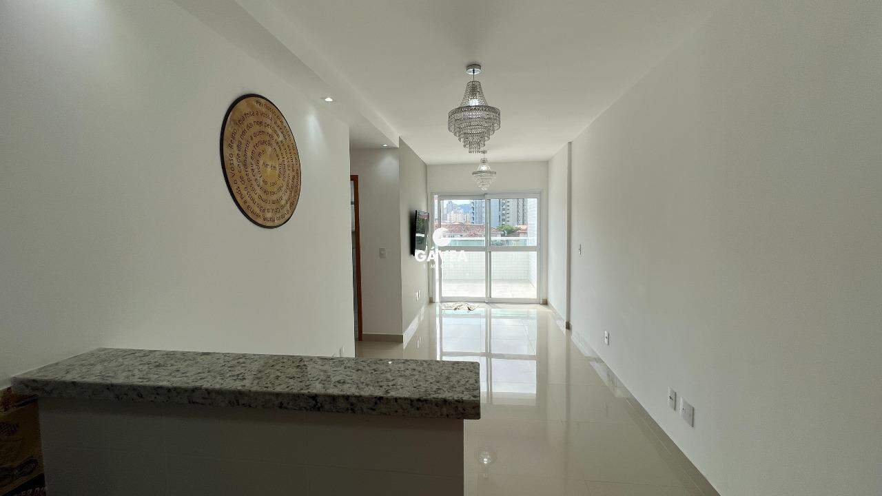 Apartamento para aluguel no Embaré: entrada sala