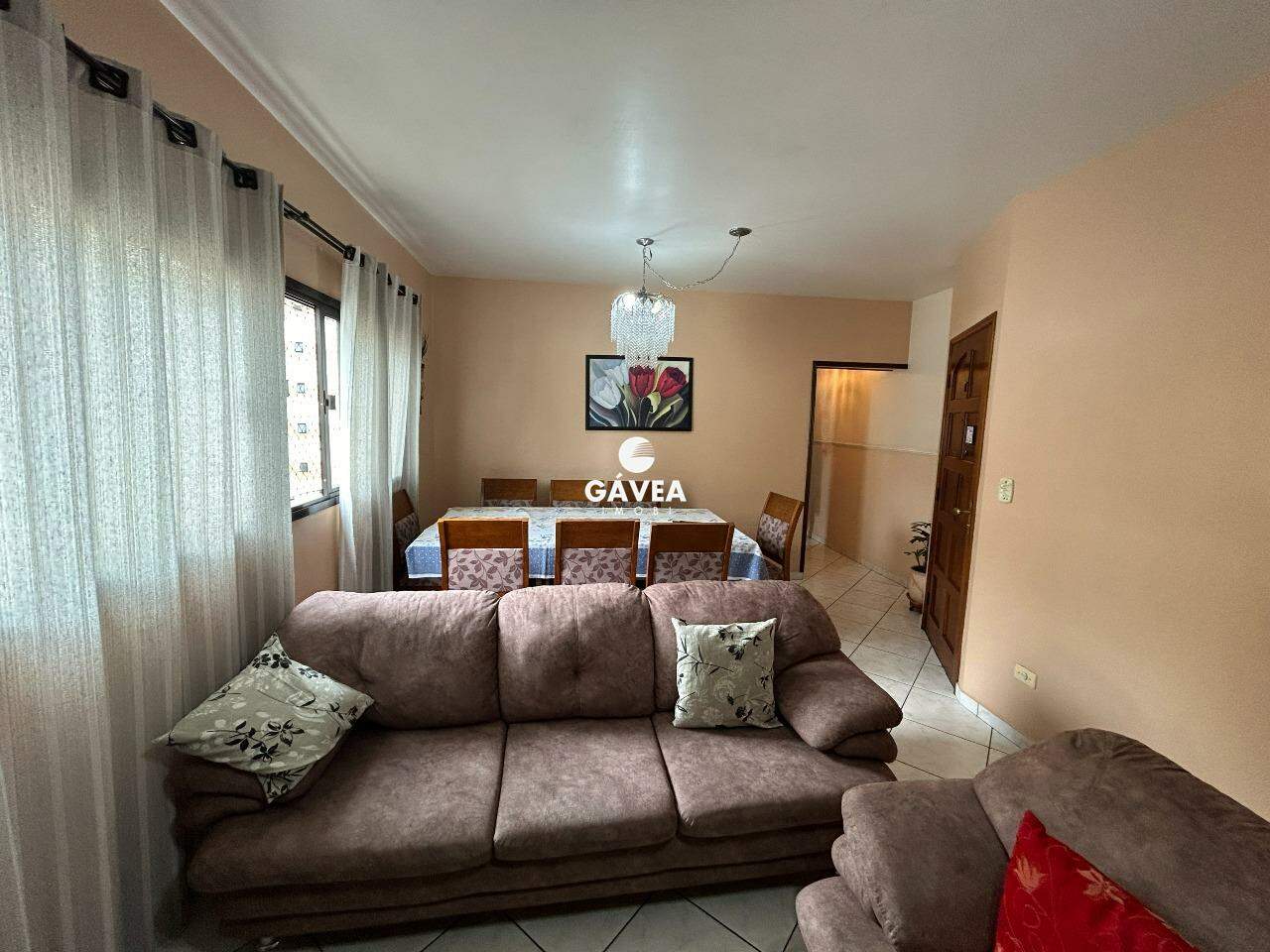 Apartamento à venda no Gonzaguinha: Sala 2 ambientes