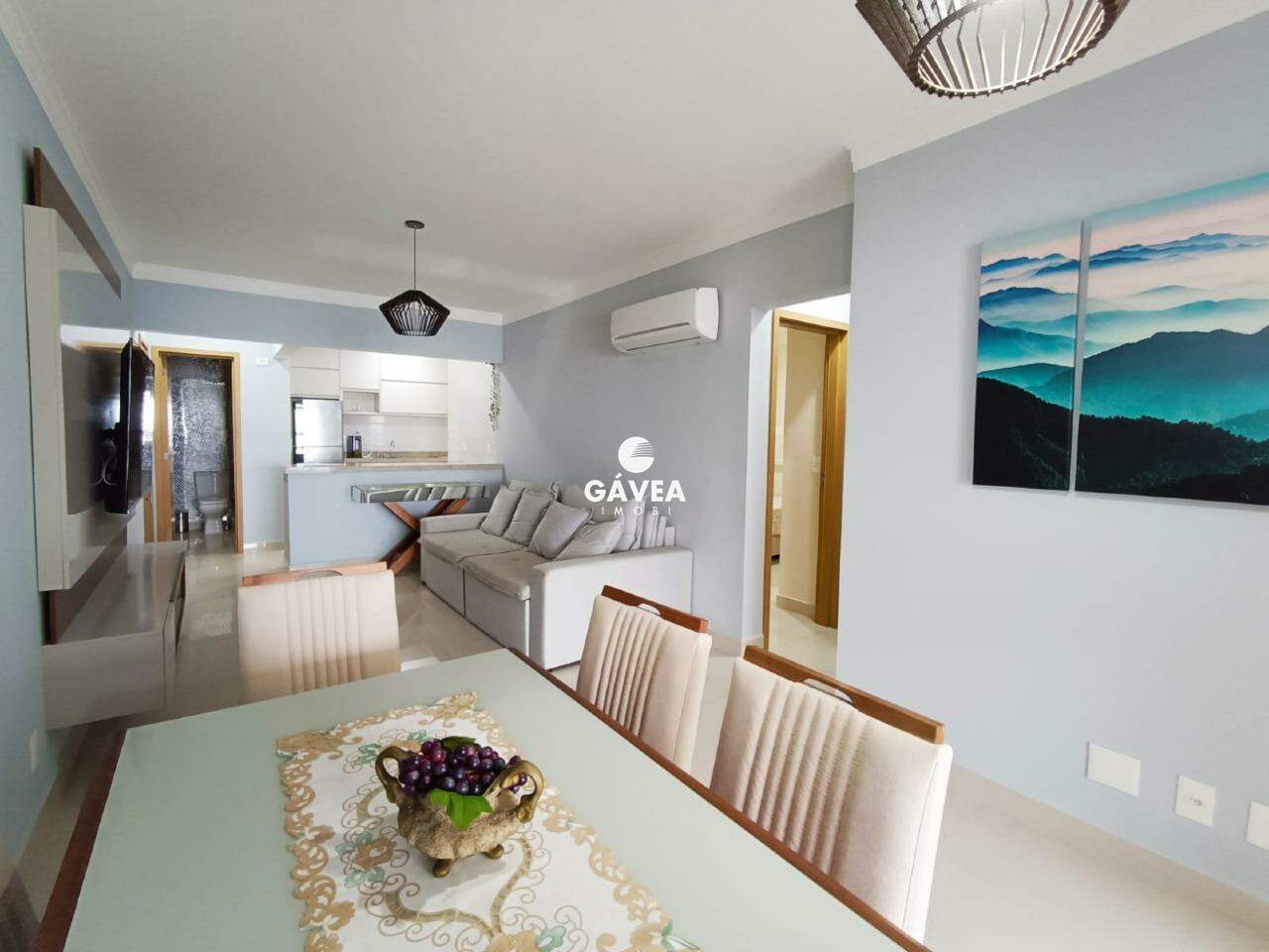 Apartamento à venda no Canto do Forte: sala