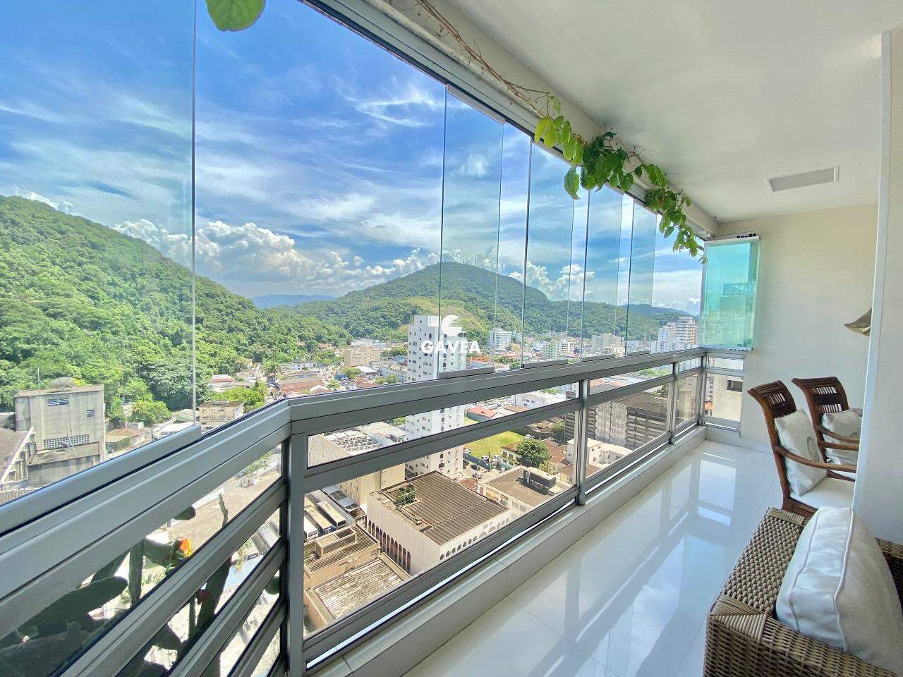 Apartamento à venda no Pitangueiras: varanda nivelada com a sala