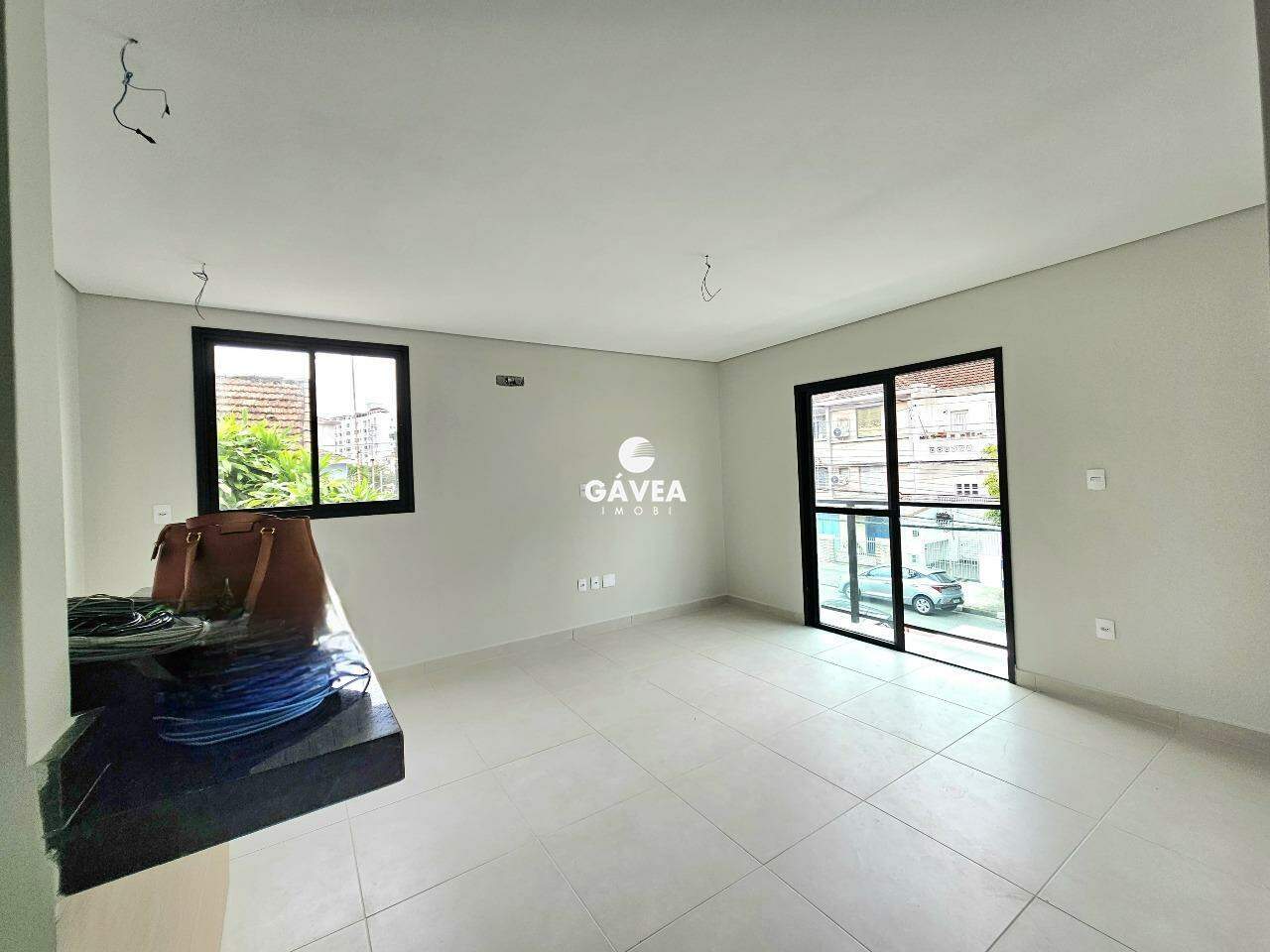 Casa à venda no Campo Grande: sala e varanda