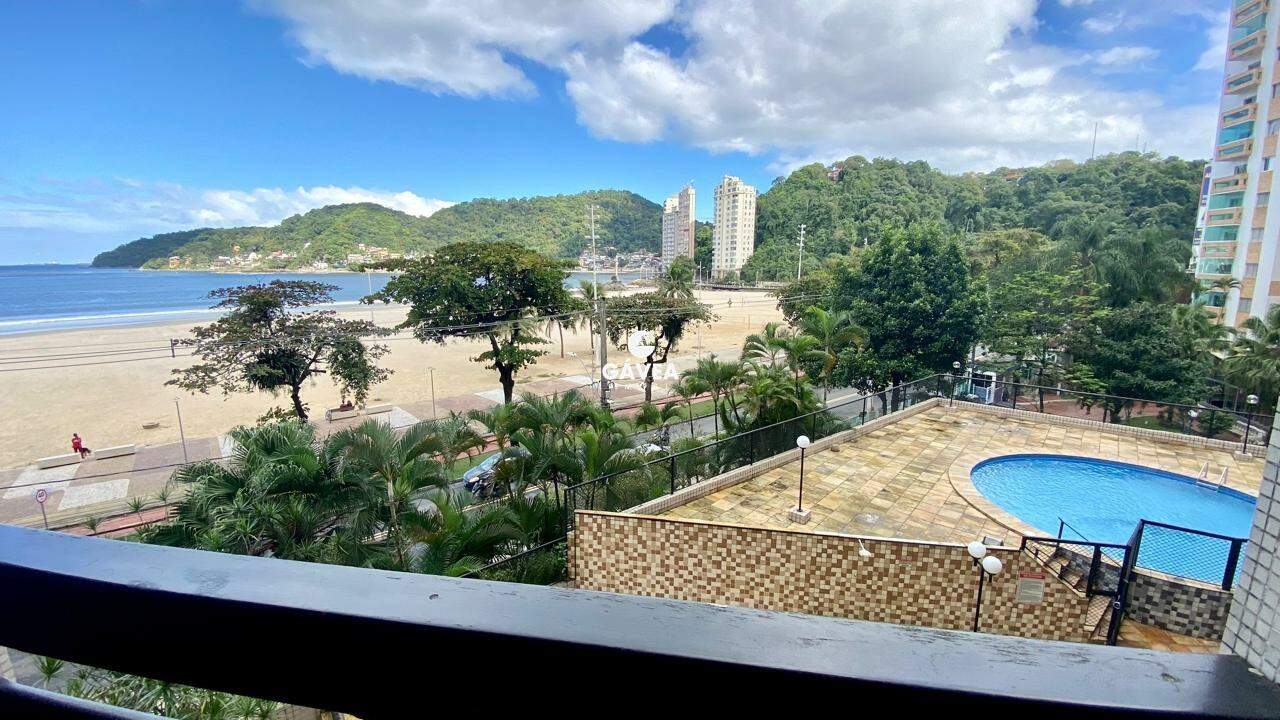 Apartamento à venda no Gonzaguinha: Vista da Varanda da Sala