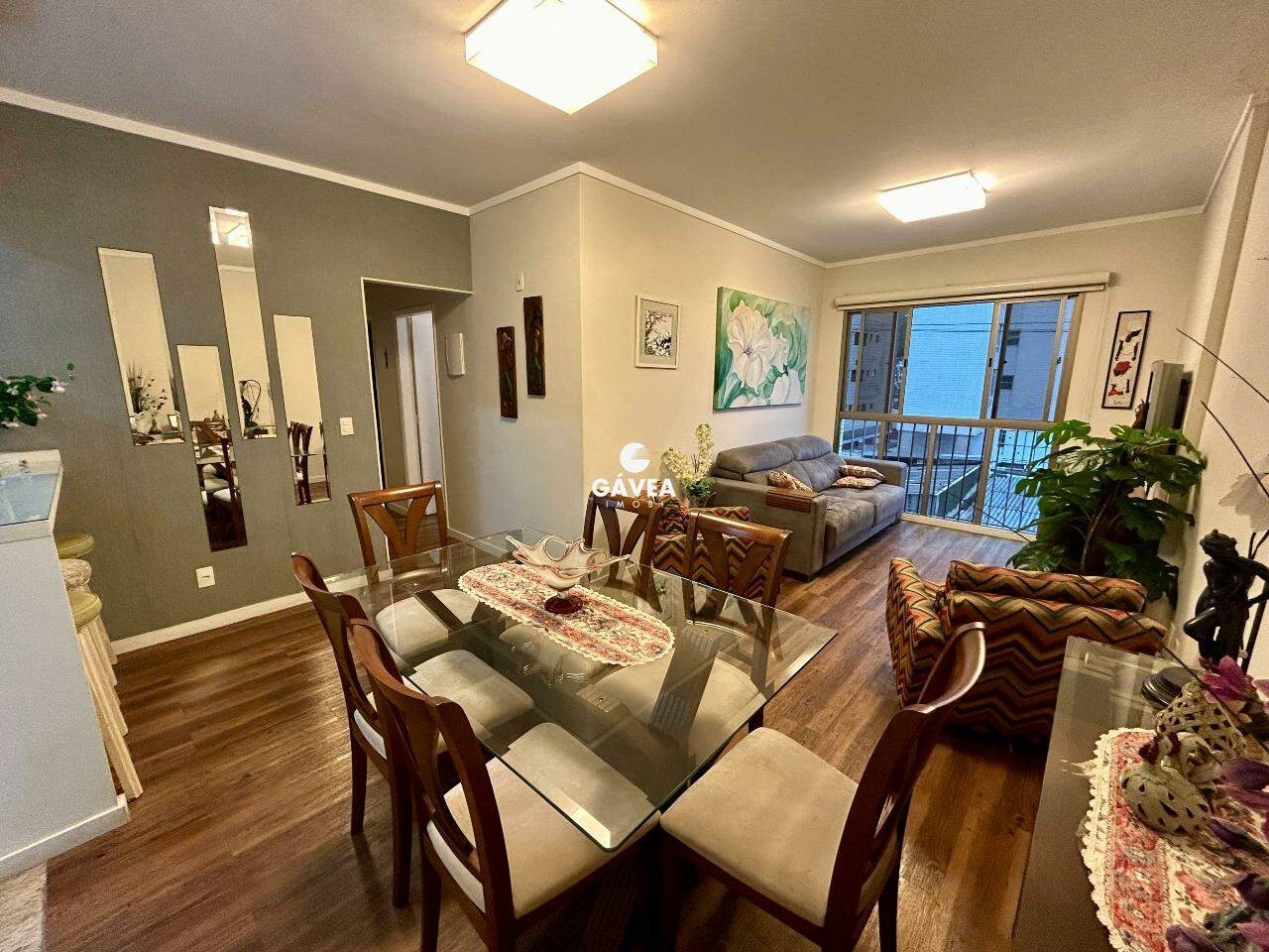 Apartamento para aluguel no Itararé: Sala com 2 ambientes