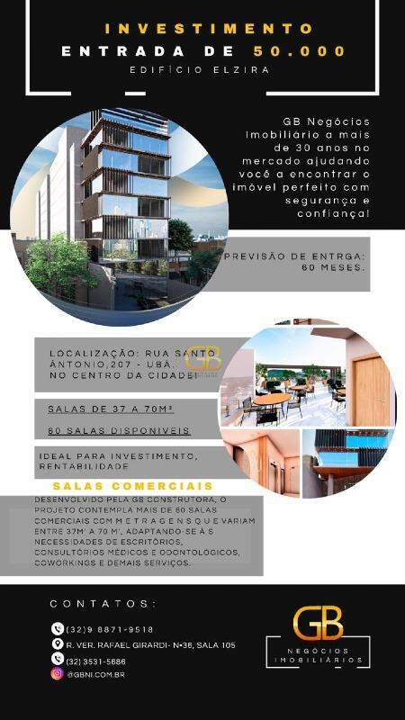 Sala à venda no Centro: 