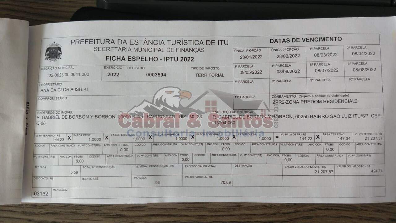 TERRENO à venda no SÃO LUIZ: Foto 02