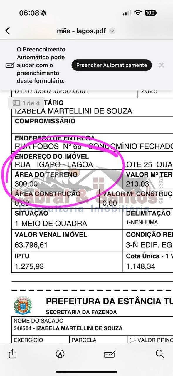 TERRENO à venda no Residencial Lagos Dicaraí: Foto 06