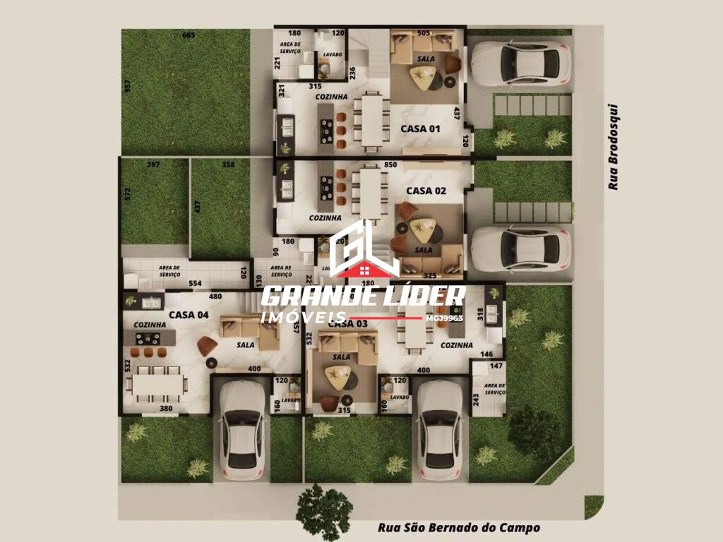 Casa Geminada à venda no Piratininga: 