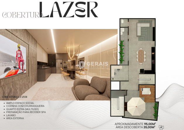 Apto Cobertura Duplex à venda no VILA BELO HORIZONTE: 02 - APARTAMENTO