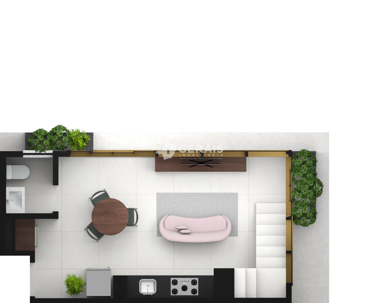 Loft à venda no CENTRO: 09- LOFT PLANTA