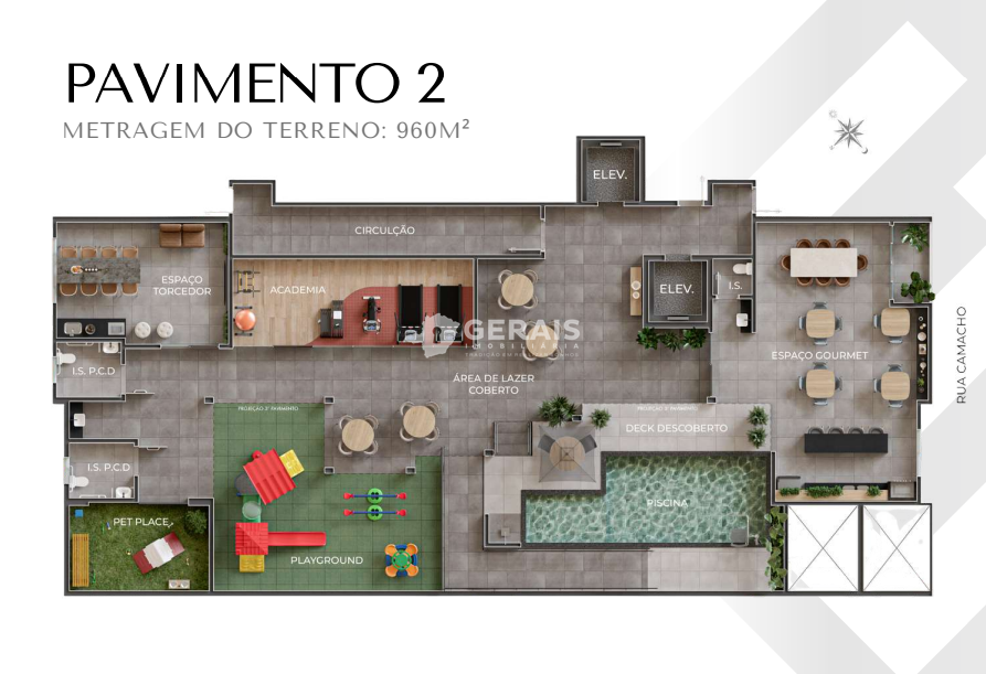 Apartamento à venda no SÃO JOSÉ: 05- PLANTA 2° PAV