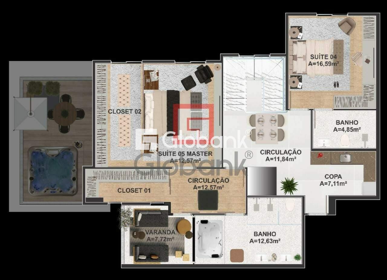 Apartamento 5 quartos à venda Todos os Santos 378,67m² Montes Claros MG: Foto 08 | Foto_migracao | 9