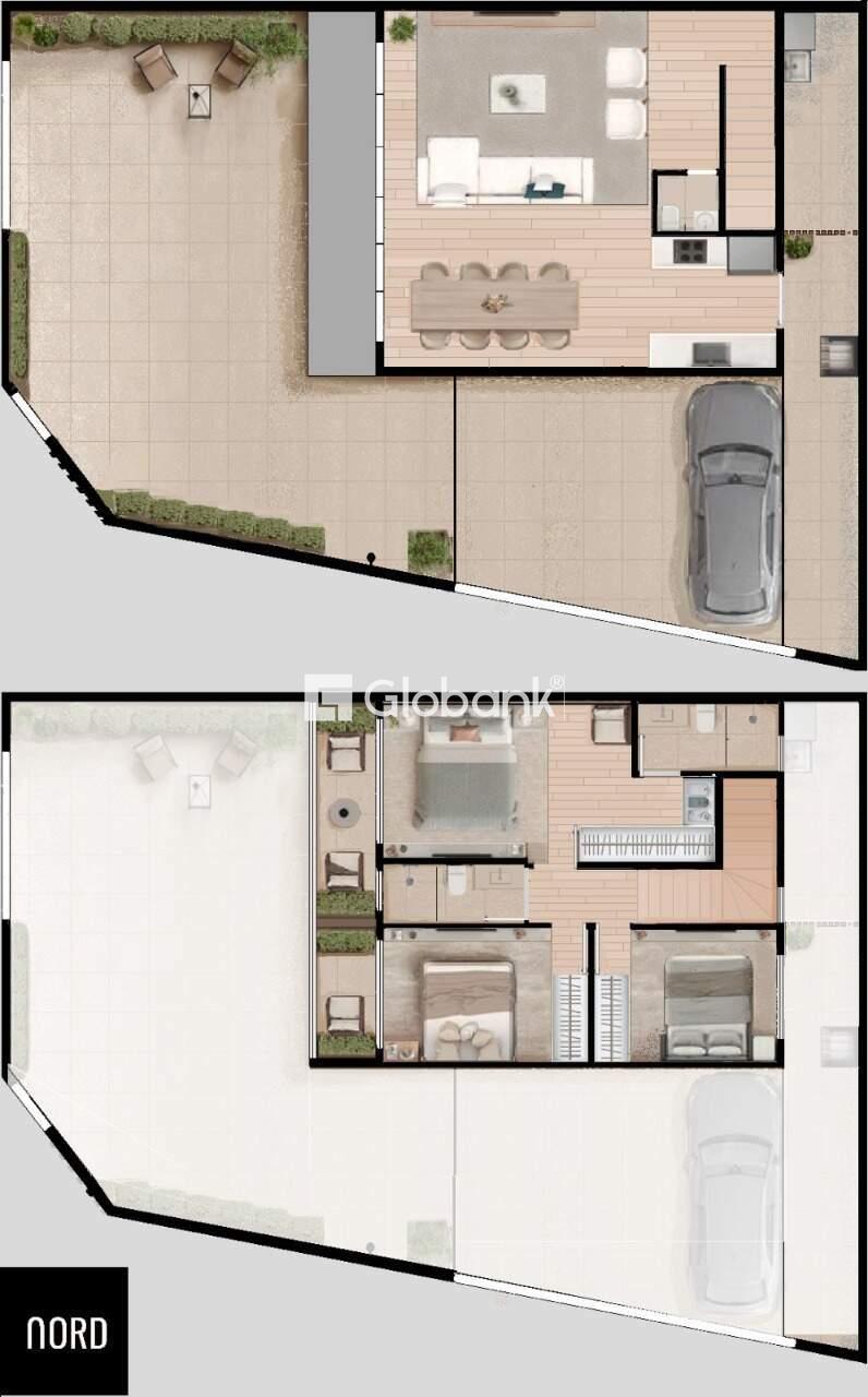 Casa 3 quartos à venda Ibituruna 120m² Montes Claros MG: 