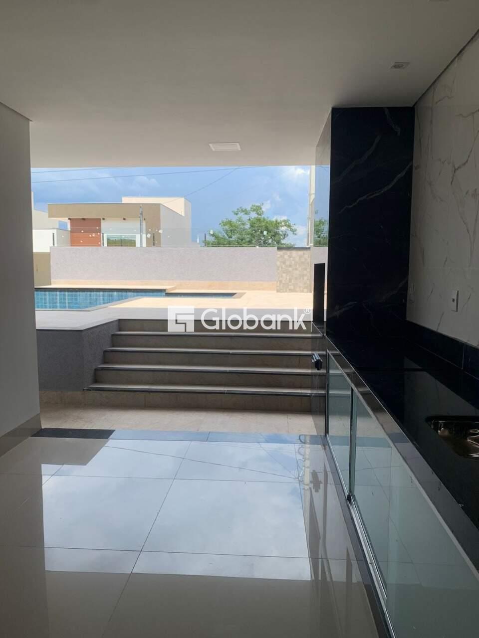 Casa em condomínio 4 quartos à venda Jaraguá 332,07m² Montes Claros MG: rea gourmet com piscina