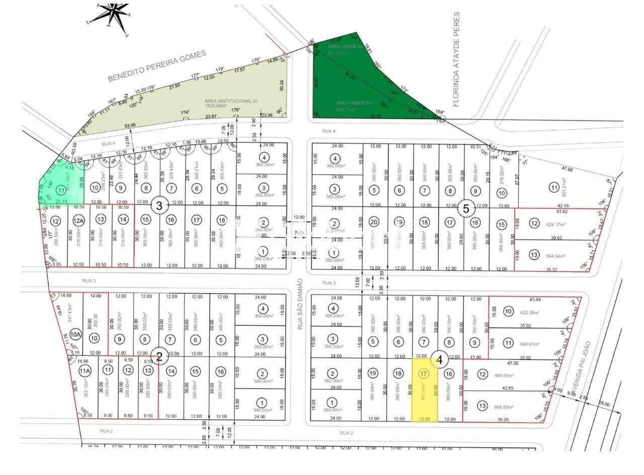 Terreno à venda Todos os Santos 401,19m² Montes Claros MG: CROCRI