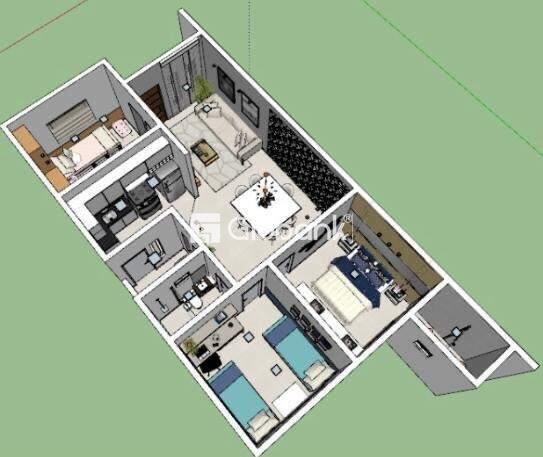 Apartamento 2 quartos à venda Loteamento Novo Jaraguá 75m² Montes Claros MG: Foto projeto