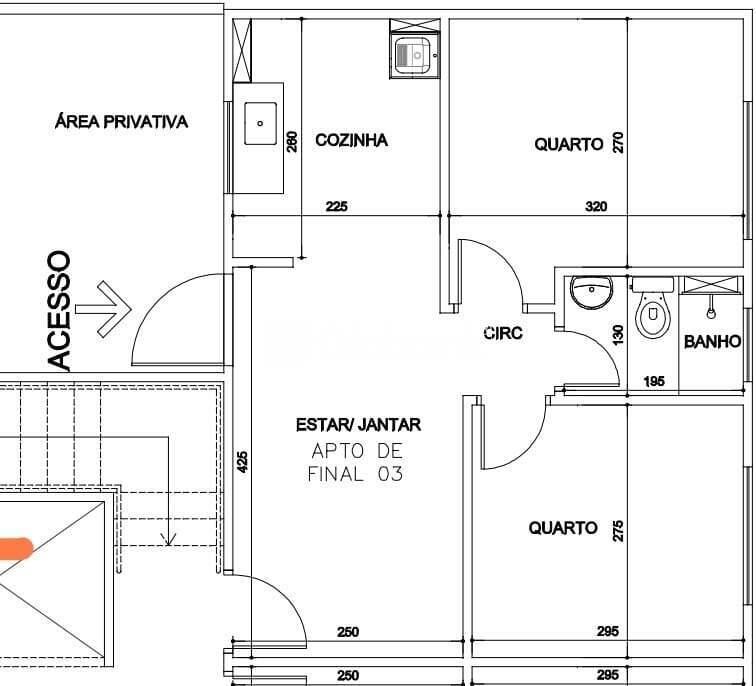 Apartamento 2 quartos à venda São Judas Tadeu 50,73m² Montes Claros MG: 