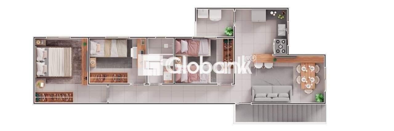 Casa 3 quartos à venda Alto da Boa Vista 62,99m² Montes Claros MG: 