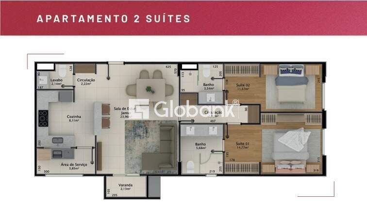 Apartamento 2 quartos à venda Melo 93m² Montes Claros MG: 
