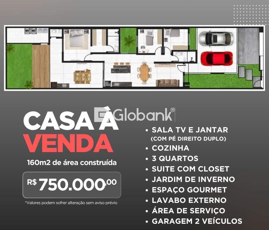 Casa 3 quartos à venda Loteamento Reserva Real 160m² Montes Claros MG: 
