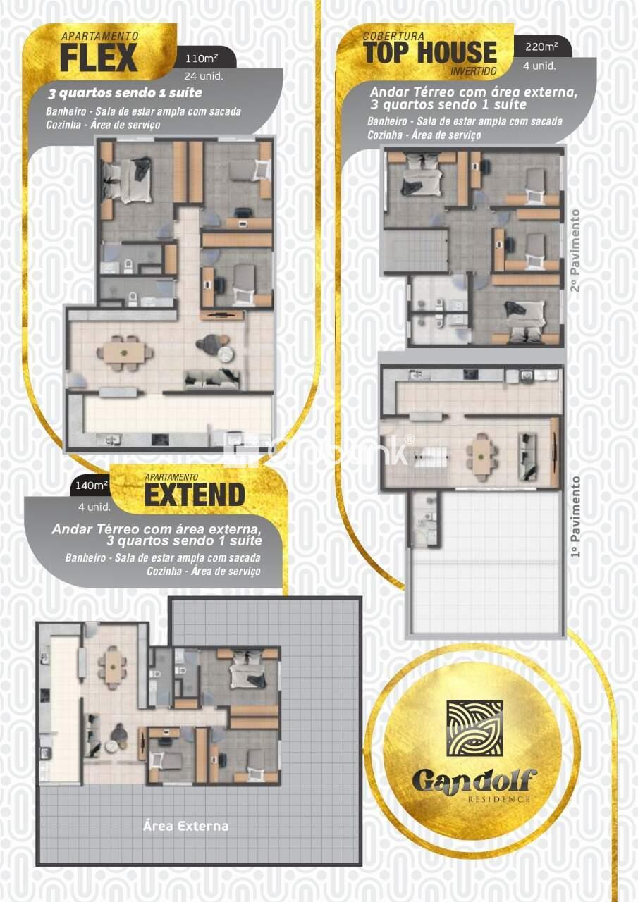 Apartamento 3 quartos à venda Todos os Santos 110m² Montes Claros MG: 