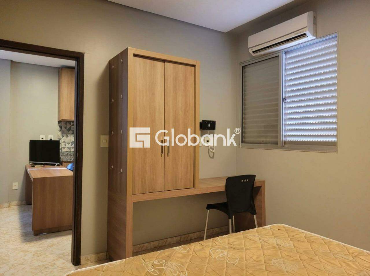 Kitnet 1 quarto para aluguel São José 31,12m² Montes Claros MG: Quarto