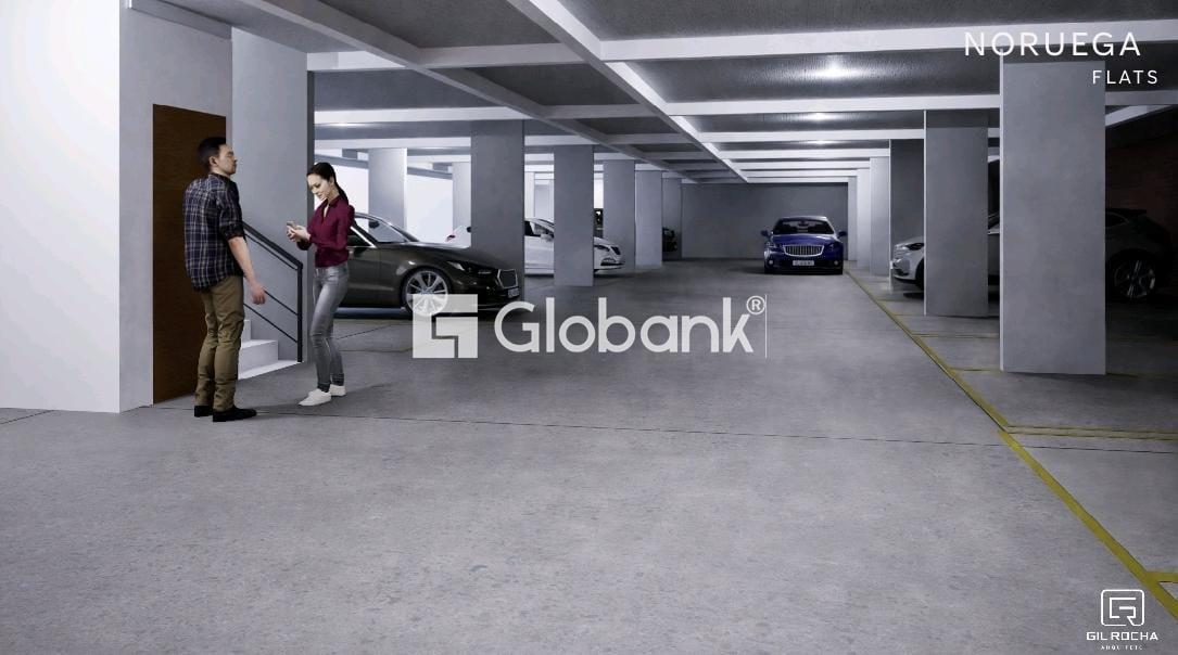 Flat 1 quarto à venda Ibituruna 37,07m² Montes Claros MG: 