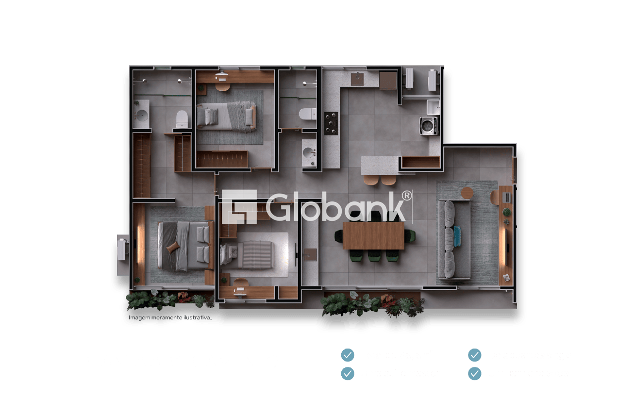 Apartamento 3 quartos à venda Augusta Mota Prolongamento 85,5m² Montes Claros MG: 