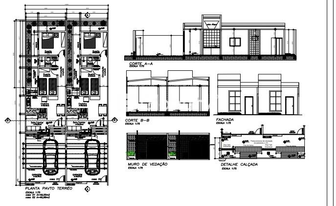 Casa 2 quartos à venda Residencial Sul Jacarandás 49m² Montes Claros MG: 
