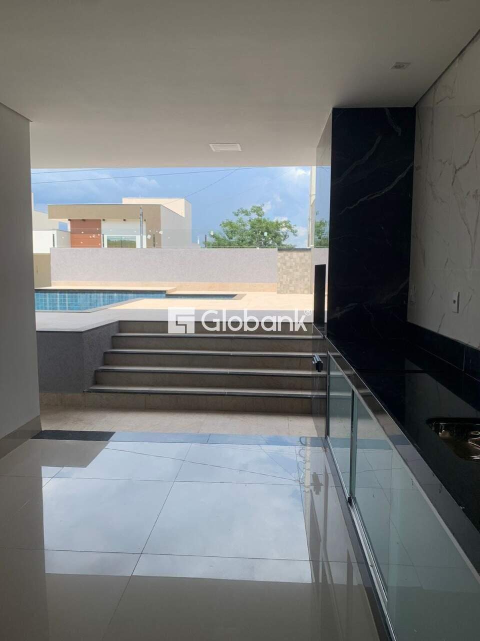 Casa em condomínio 4 quartos para aluguel Jaraguá 332,07m² Montes Claros MG: rea gourmet com piscina