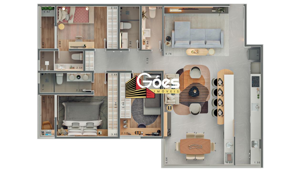 Apartamento à venda em Centro: 