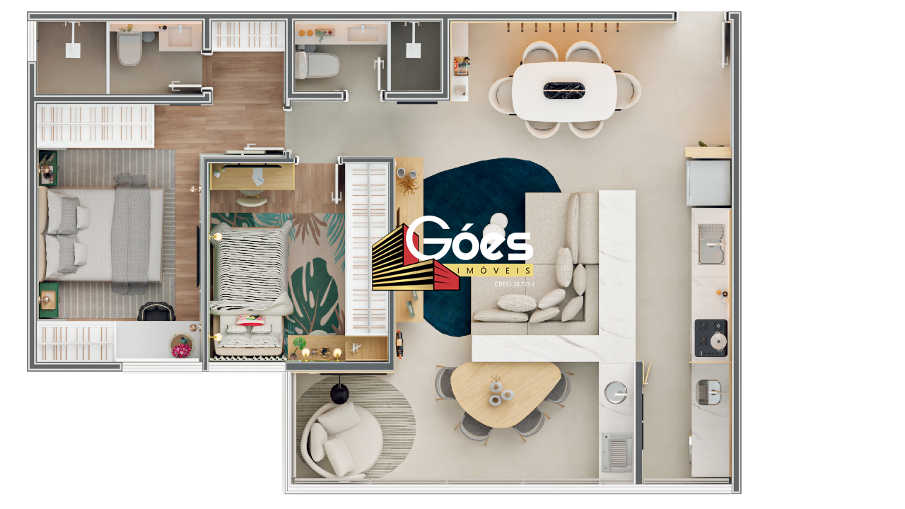 Apartamento à venda em Centro: 