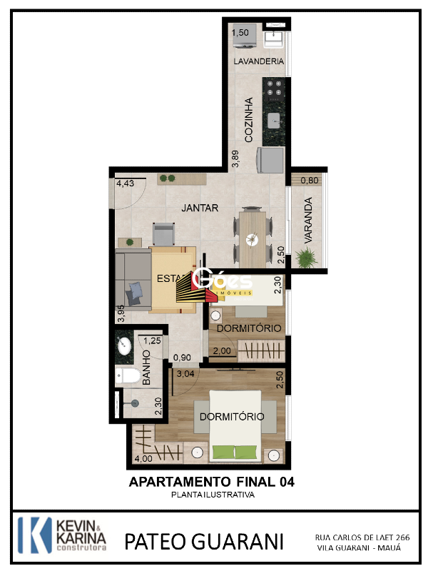 Apartamento à venda com 2 quartos, 45m² - Foto 27