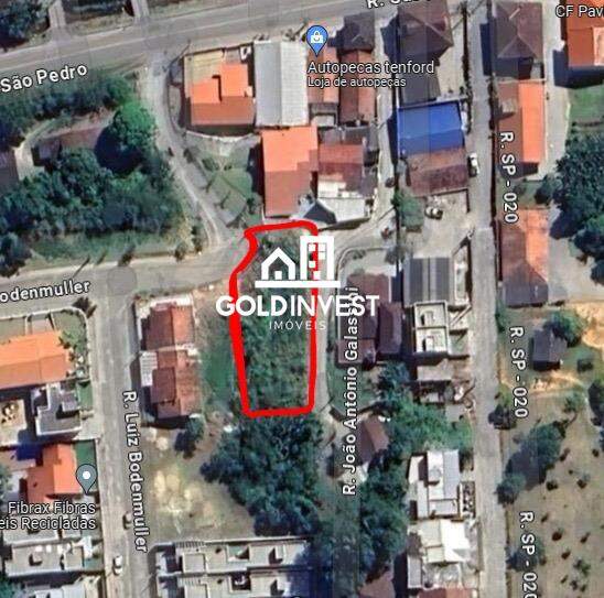 Lote/Terreno de 582m² no bairro São Pedro, em Brusque | Eu Corretor