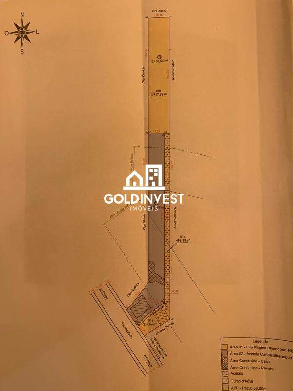 Lote/Terreno de 4400m² no bairro São Pedro, em Brusque | Eu Corretor