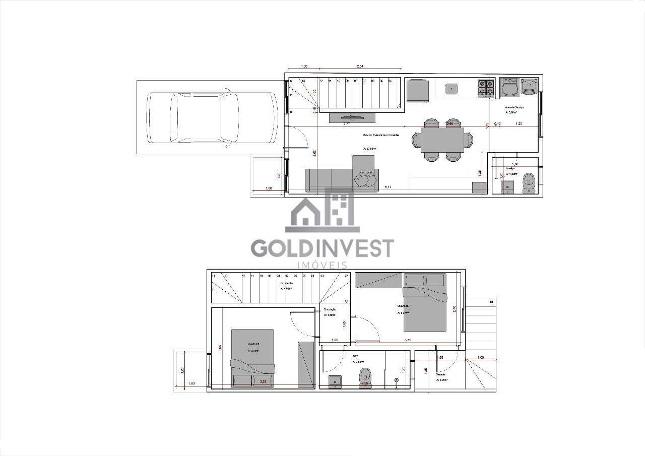 Casa de 2 quartos, 64m² no bairro Ponta Russa, em Brusque | Eu Corretor