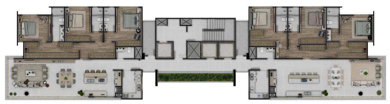 Apartamento de 3 quartos, 170m² no bairro Centro I, em Brusque | Eu Corretor