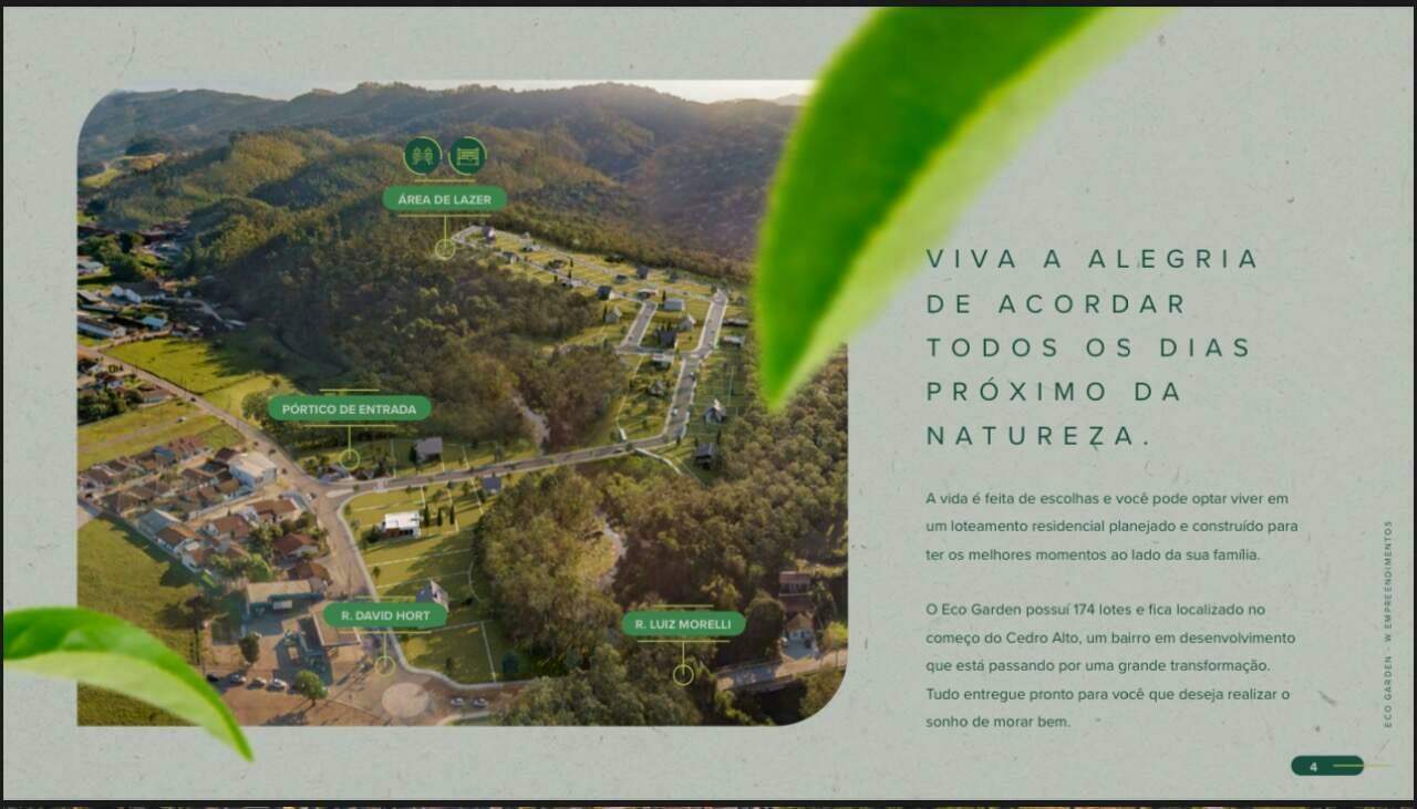 Lote/Terreno de 300m² no bairro Dom Joaquim, em Brusque | Eu Corretor