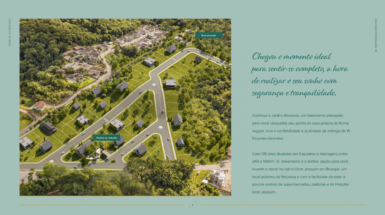 Lote/Terreno de 309m² no bairro Dom Joaquim, em Brusque | Eu Corretor